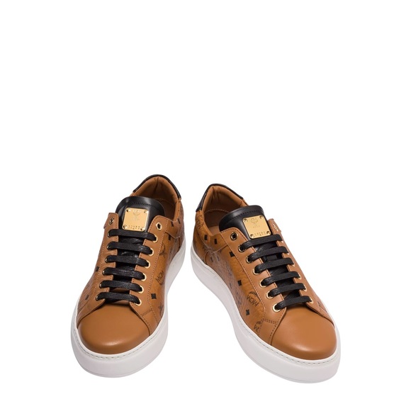 Men’s MCM Classic Low Top Sneakers in Visetos - Picture 2 of 7